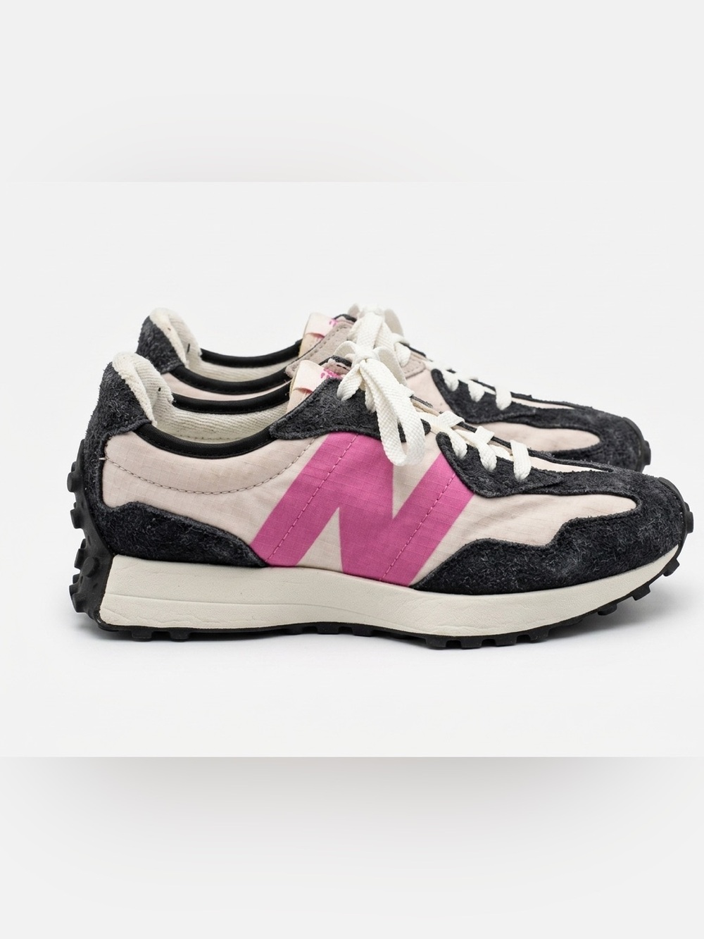 New Balance 327 Black Pink Preschool Sneakers Shoes Little Girls Size 13⁠